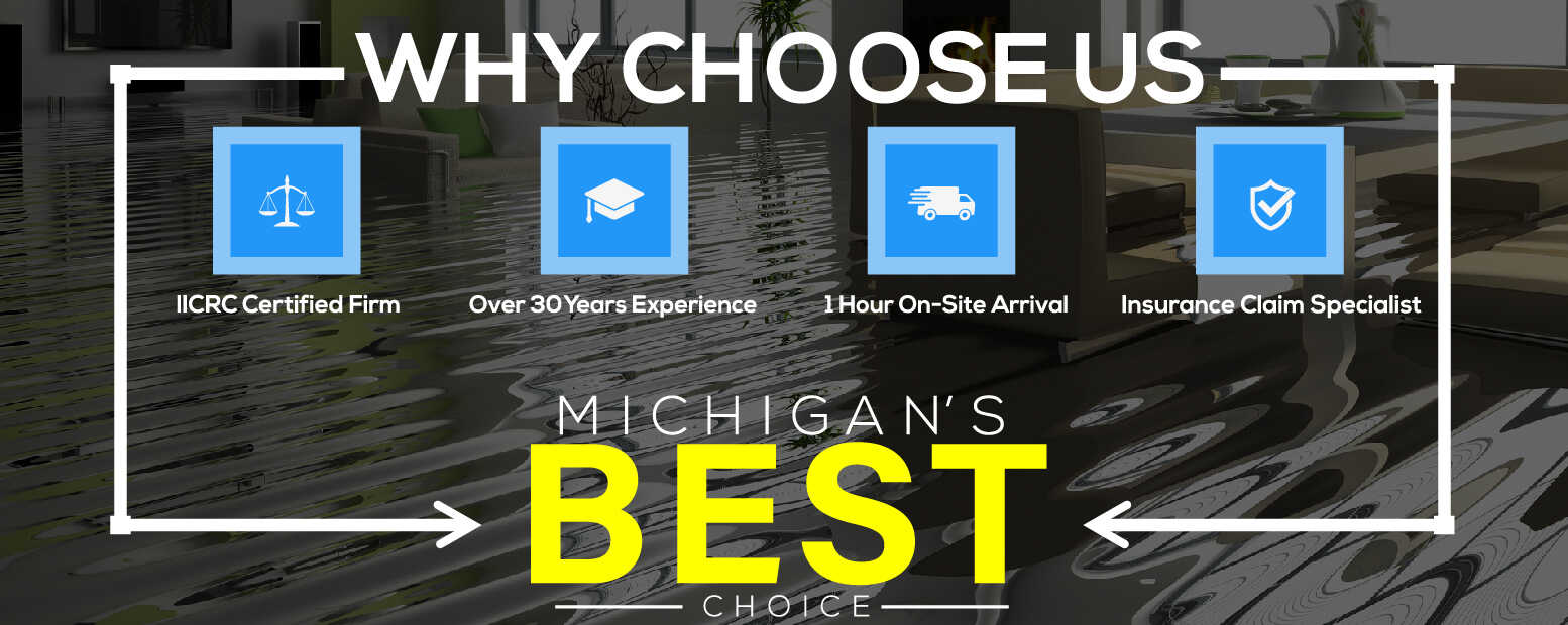 Choose Action Extraction for the best fresh water flood damage cleanup available in Macomb county Michigan